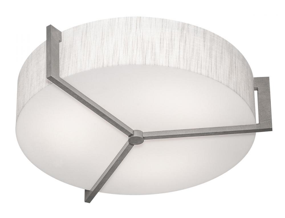 Apex 17'' LED Flush,120-277V,3 CCT,WG,JT,BB