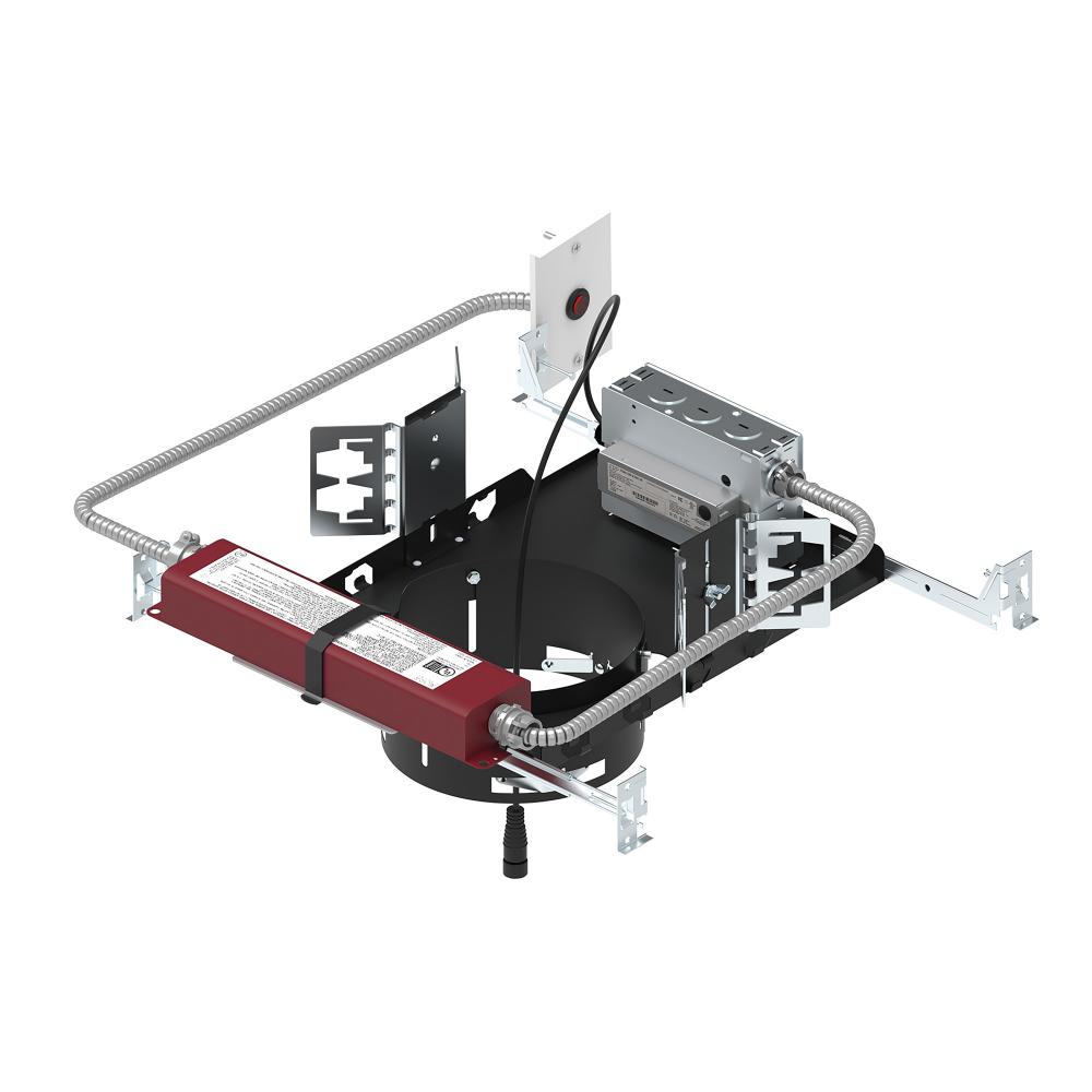 6" Sapphire III Non-IC New Construction Housing w/ Remote Test Switch EM Driver, 38W / 3500lm,