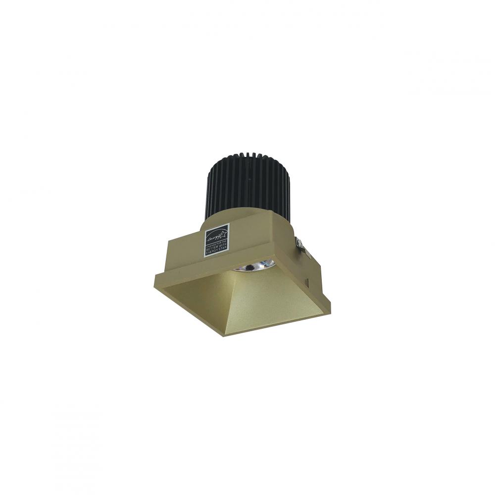 4" Iolite LED Square Trimless Downlight, 10-Degree Optic, 850lm / 12W, 3000K, Champagne Haze