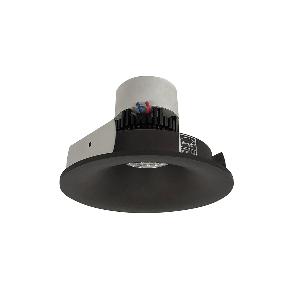 4" Pearl LED Round Bullnose Retrofit, 800lm / 12W, Comfort Dim, Bronze Finish