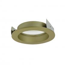 Nora NIO-4RTFACH - 4" Iolite Trimless to Flanged Converter Accessory, Champagne Haze