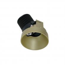 Nora NIO-4RTSLA30QCH - 4" Iolite LED Round Trimless Adjustable Slot, 10-Degree Optic, 850lm / 12W, 3000K, Champagne