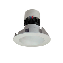 Nora NPR-4RNDCCDXWW - 4" Pearl LED Round Retrofit Reflector, 800lm / 12W, Comfort Dim, White Reflector / White Flange
