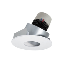 Nora NPR-4RPHACDXHZMPW - 4" Pearl LED Round Adjustable Pinhole Retrofit, 800lm / 12W, Comfort Dim, Haze Pinhole / Matte