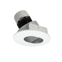 Nora NPR-4RSL30XHZMPW - 4" Pearl LED Round Adjustable Slot Aperture Retrofit, 1000lm / 12W, 3000K, Haze Slot Aperture /