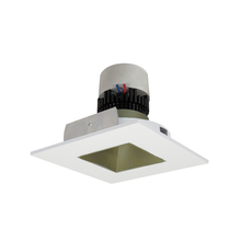 Nora NPR-4SNDSQ30XCHMPW - 4" Pearl LED Square Retrofit Reflector with Square Aperture, 1000lm / 12W, 3000K, Champagne Haze