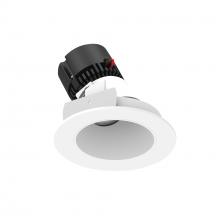 Nora NPRLV-4RSLACDXMPW - 4" Pearl Low Voltage LED Round Adjustable Slot Retrofit, 650lm / 11W, Comfort Dim, Matte Powder