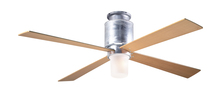 Modern Fan Co. LAP-FM-GV-50-MP-552-005 - Lapa Flush Fan; Galvanized Finish; 50" Maple Blades; 17W LED; Wall Control with Remote Handset (