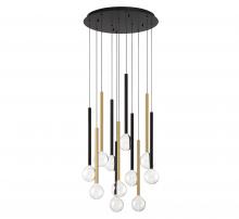 Lib & Co. US 10144-023 - Positano, 11 Light Round LED Chandelier, Mixed