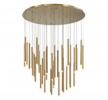 Lib & Co. US 10147-07 - Amalfi, 44 Light Round LED Chandelier, Plated Brushed Gold