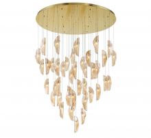 Lib & Co. US 12219-018-07 - Sorrento, 45 Light LED Grand Chandelier, Amber, Gold Canopy
