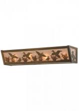 Meyda Blue 113060 - 24"W Ducks in Flight Vanity Light