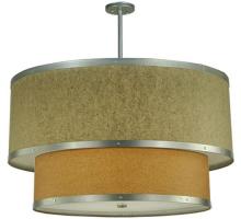 Meyda Blue 136291 - 36"W Cilindro 2 Tier Pendant