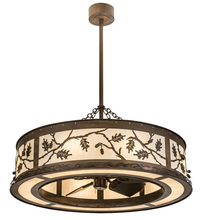 Meyda Blue 197416 - 45" Wide Oak Leaf & Acorn Chandel-Air