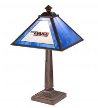 Meyda Blue 219517 - 23" High Personalized Mission Table Lamp
