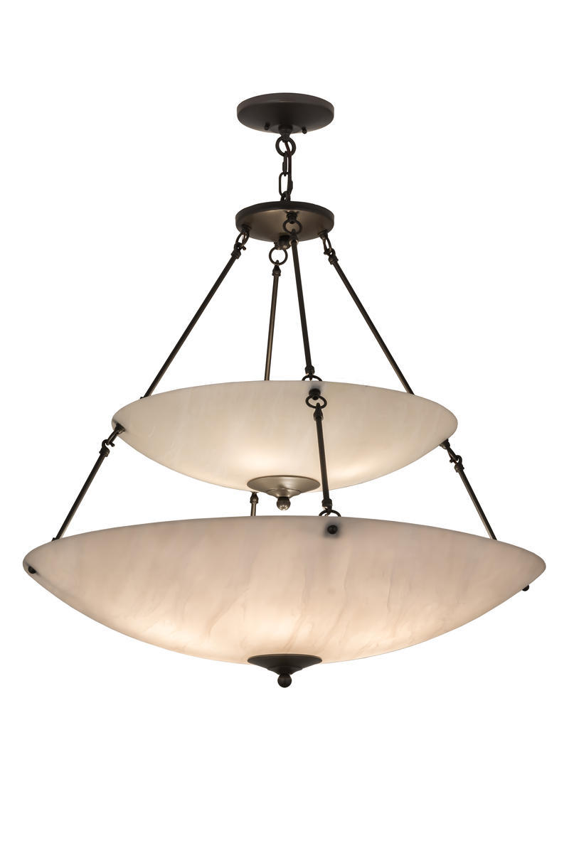 36" Wide Cypola 2 Tier Inverted Pendant