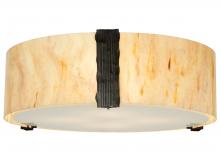2nd Avenue Designs Blue 112545 - 24" Wide Cilindro Bartel Flushmount