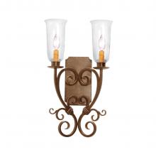 2nd Avenue Designs Blue 115164 - 14" Wide Thierry 2 Light Wall Sconce