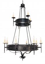 2nd Avenue Designs Blue 115508 - 48" Wide Lorenzo 12 Light Chandelier