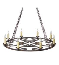 2nd Avenue Designs Blue 116245 - 42" Wide Ashley 8 Light Chandelier