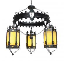 2nd Avenue Designs Blue 117418 - 54" Wide Valhalla 3 Light Chandelier