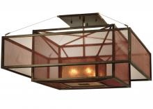 2nd Avenue Designs Blue 125236 - 36"Sq Quadrato Umador Semi-Flushmount