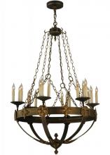 2nd Avenue Designs Blue 128478 - 32"W Neapolis 18 LT Chandelier