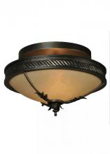 2nd Avenue Designs Blue 132432 - 15"W Hoja Semi-Flushmount