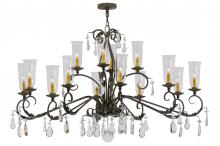 2nd Avenue Designs Blue 138846 - 62" Long Windsor 14 Light Oblong Chandelier