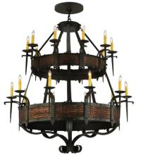 2nd Avenue Designs Blue 139252 - 47.5" Wide Costello 20 Light Two Tier Chandelier