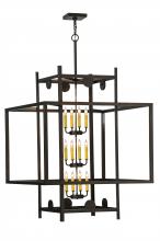 2nd Avenue Designs Blue 143301 - 36"Sq Quadrato Uma Pendant