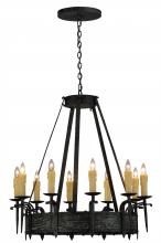 2nd Avenue Designs Blue 144262 - 36"W Costello 10 LT Chandelier