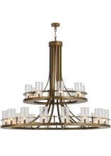 2nd Avenue Designs Blue 146669 - 60"W Arion 24 LT Two Tier Pendant