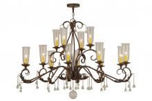 2nd Avenue Designs Blue 146948 - 62" Long Windsor 14 Light Oblong Chandelier