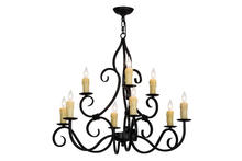 2nd Avenue Designs Blue 157462 - 36" Wide Clayton 9 Light Chandelier