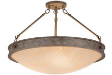2nd Avenue Designs Blue 158204 - 22"W Dionne Semi-Flushmount