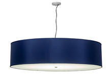 2nd Avenue Designs Blue 161667 - 48" Wide Cilindro Textrene Pendant
