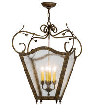 2nd Avenue Designs Blue 162408 - 20" Square Terena 4 Light Pendant