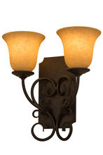 2nd Avenue Designs Blue 162462 - 14"W Thierry 2 LT Wall Sconce