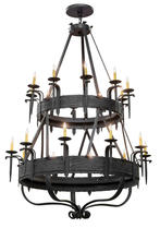 2nd Avenue Designs Blue 166715 - 56"W Costello 20 LT Two Tier Chandelier