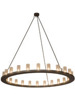 2nd Avenue Designs Blue 169996 - 72" Wide Loxley 24 Light Chandelier