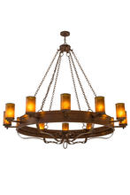 2nd Avenue Designs Blue 170763 - 72"W Parnella 12 LT Chandelier