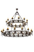 2nd Avenue Designs Blue 174181 - 84" Wide Majella 28 Light Two Tier Chandelier