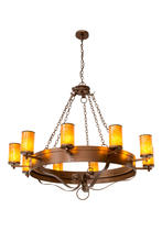 2nd Avenue Designs Blue 178113 - 60"W Parnella 10 LT Chandelier
