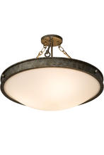 2nd Avenue Designs Blue 181159 - 22" Wide Dionne Semi-Flushmount
