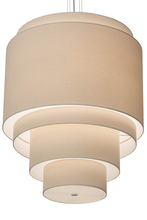 2nd Avenue Designs Blue 181399 - 31"W Cilindro 5 Tier Textrene Pendant