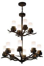 2nd Avenue Designs Blue 181607 - 30"W Winter Solstice 12 LT Chandelier