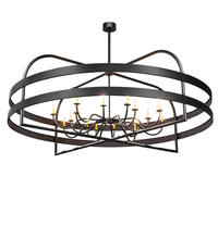 2nd Avenue Designs Blue 189467 - 108" Wide Aldari 12 Light Chandelier