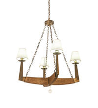2nd Avenue Designs Blue 195110 - 42" Wide Arendal 4 Light Chandelier