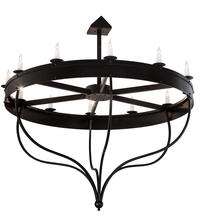 2nd Avenue Designs Blue 195314 - 72" Wide Parnella 12 Light Chandelier
